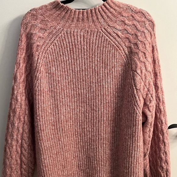 Pink Cable Knit Sweater - Picture 4 of 6